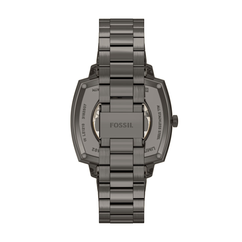 Main Image 6 of Nick Jonas x Fossil Machine Luxe Automatic Gunmetal Stainless Steel Watch