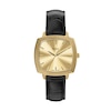 Thumbnail Image 1 of Nick Jonas x Fossil Machine Luxe Black Croco Leather Strap Watch