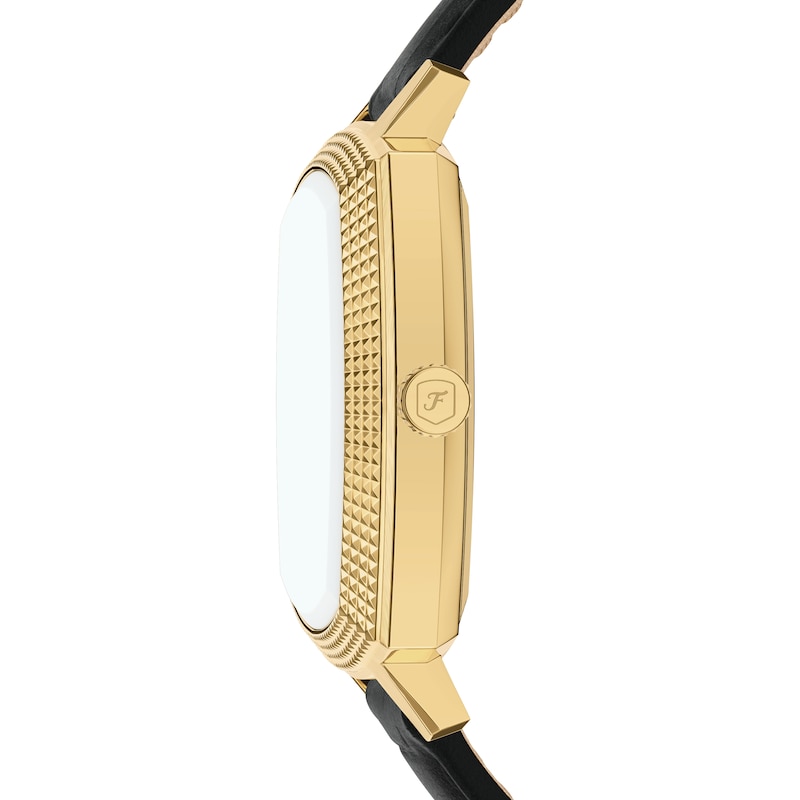 Main Image 2 of Nick Jonas x Fossil Machine Luxe Black Croco Leather Strap Watch