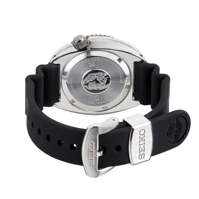 Main Image 2 of Seiko Prospex Turtle Men's Black Silicone Strap Watch