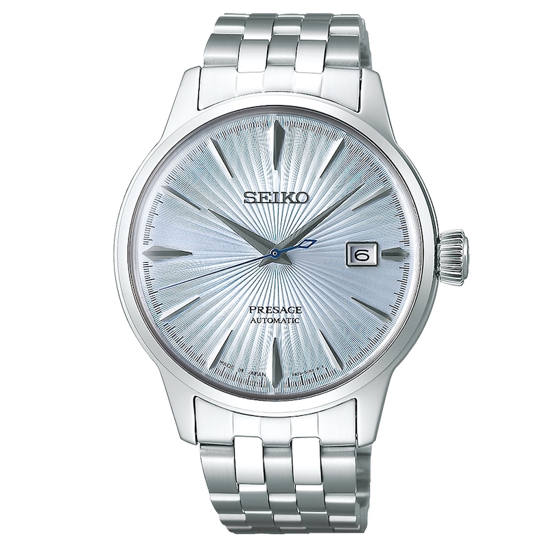 Seiko Presage Men's Blue Dial Stainless Steel Bracelet Watch