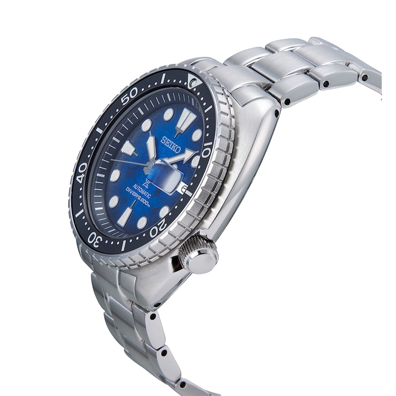 Main Image 2 of Seiko Prospex Divers Save The Ocean Black Bezel Stainless Steel Watch