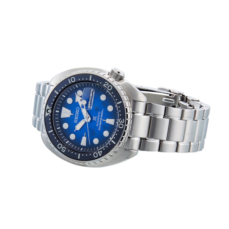 Seiko Prospex Divers Save The Ocean Black Bezel Stainless Steel Watch