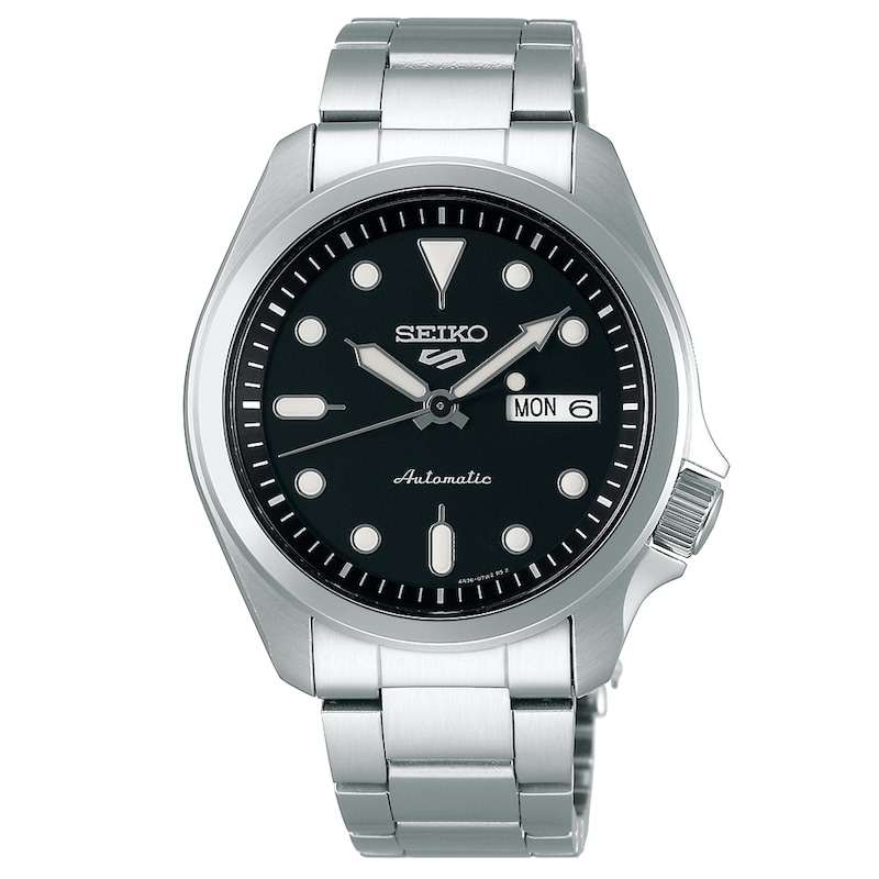 Main Image 1 of Seiko 5 Sports Men's 40mm Black Dial Stainless Steel Bracelet Watch