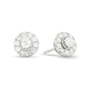 Thumbnail Image 1 of 9ct White Gold 0.33ct Total Diamond Halo Stud Earrings