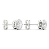Thumbnail Image 2 of 9ct White Gold 0.10ct Diamond Stud Earrings
