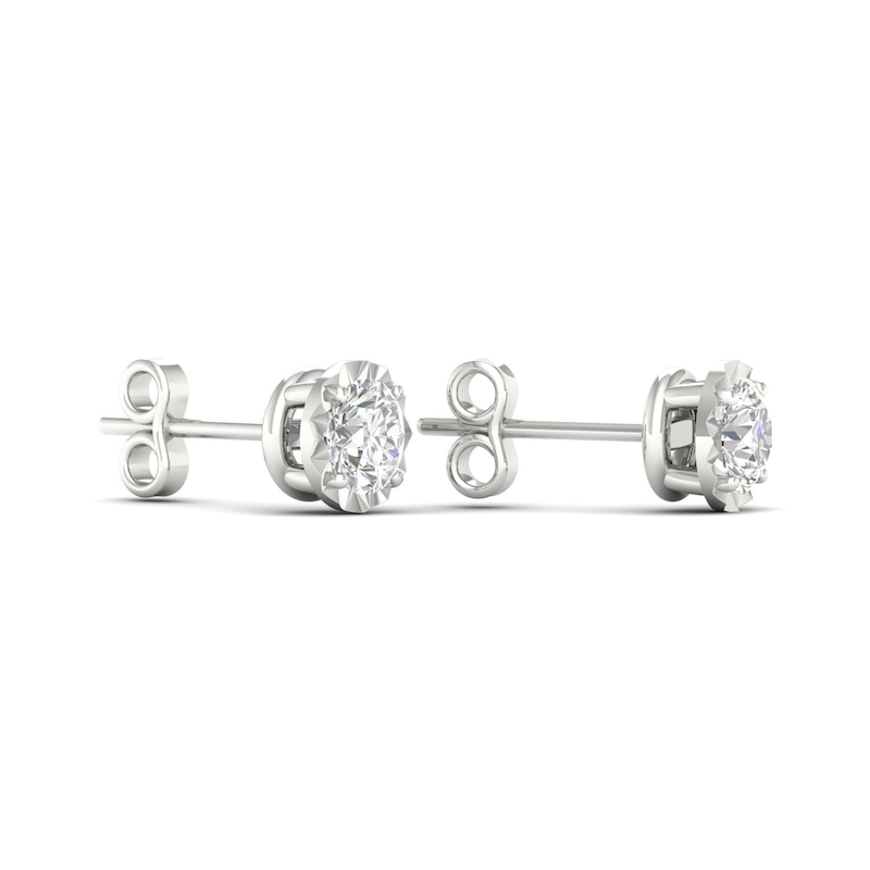 9ct White Gold 0.15ct Diamond Stud Earrings | H.Samuel