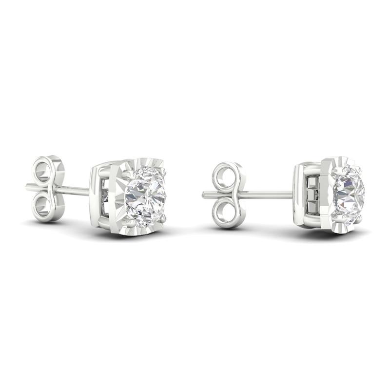 Main Image 2 of 9ct White Gold 0.25ct Diamond Stud Earrings