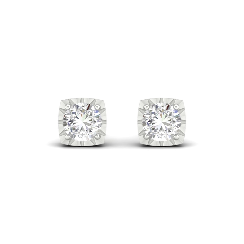 9ct White Gold 0.25ct Diamond Stud Earrings