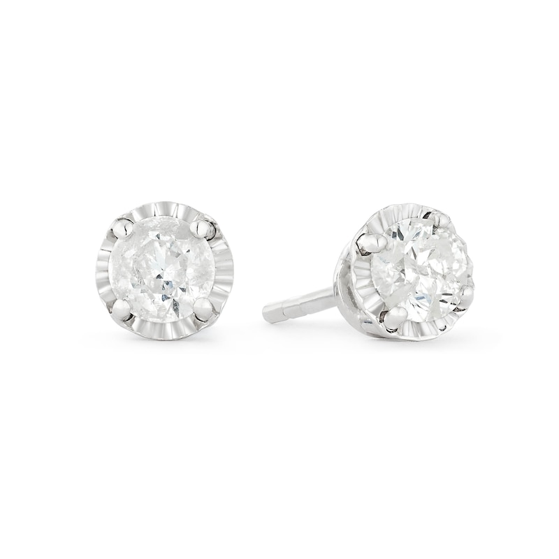Main Image 1 of 9ct White Gold 0.40ct Diamond Stud Earrings
