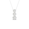 Thumbnail Image 0 of 9ct White Gold 0.50ct Diamond 3 Stone Pendant