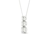 Thumbnail Image 2 of 9ct White Gold 0.50ct Diamond 3 Stone Pendant