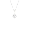 Thumbnail Image 1 of 9ct White Gold 0.10ct Diamond Solitaire Pendant