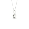 Thumbnail Image 2 of 9ct White Gold 0.10ct Diamond Solitaire Pendant