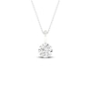 Thumbnail Image 1 of 9ct White Gold 0.15ct Diamond Illusion Set Solitaire Pendant