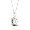 Thumbnail Image 2 of 9ct White Gold 0.40ct Diamond Solitaire Pendant