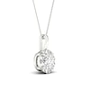 Thumbnail Image 3 of 9ct White Gold 0.40ct Diamond Solitaire Pendant