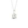 Thumbnail Image 2 of 9ct White Gold 0.25ct Diamond Square Pendant