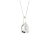 Thumbnail Image 2 of 9ct White Gold 0.25ct Diamond Pear Pendant