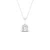 Thumbnail Image 1 of 9ct White Gold 0.10ct Diamond Square Pendant