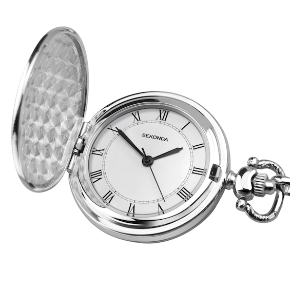Sekonda Men's Silver Pocket Watch