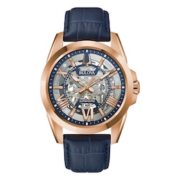 Bulova Classic Sutton Automatic Men's Leather Strap Watch