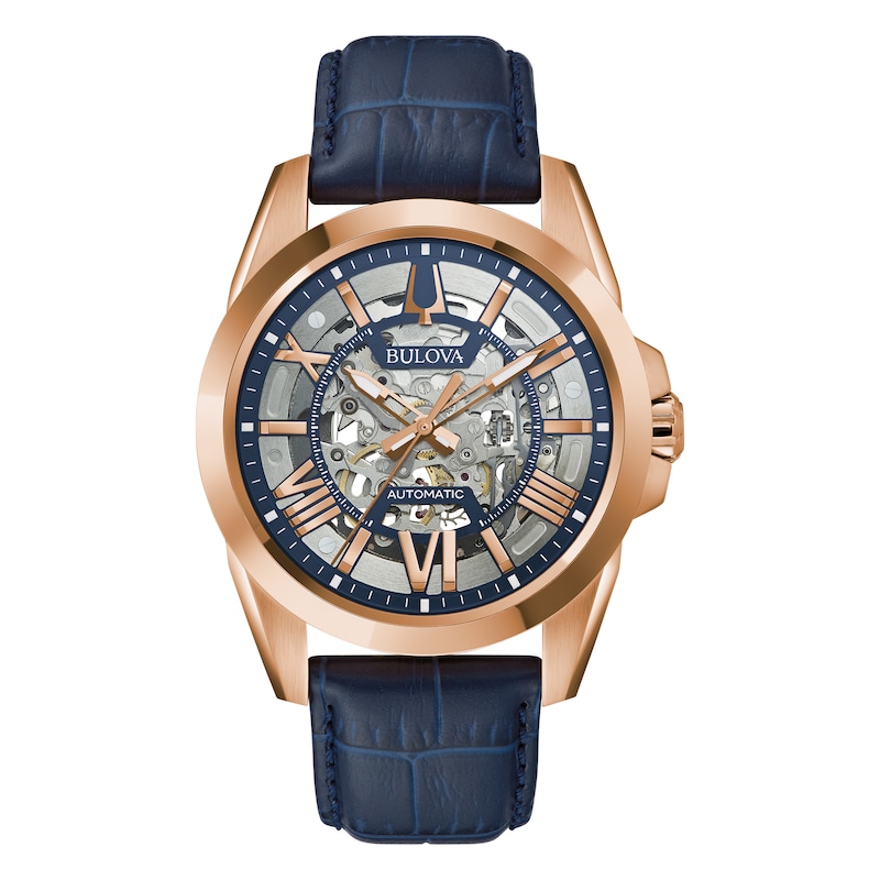 Main Image 1 of Bulova Classic Sutton Automatic Men's Leather Strap Watch