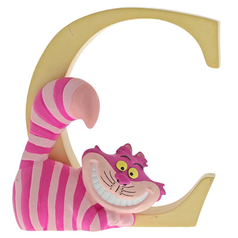 Disney Enchanting Alphabet Chesire Cat Ornament - C