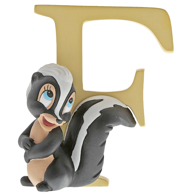 Disney Enchanting Alphabet Flower Ornament - F