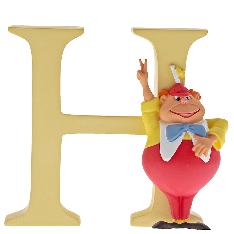 Disney Enchanting Alphabet Tweedle Dee Ornament - H