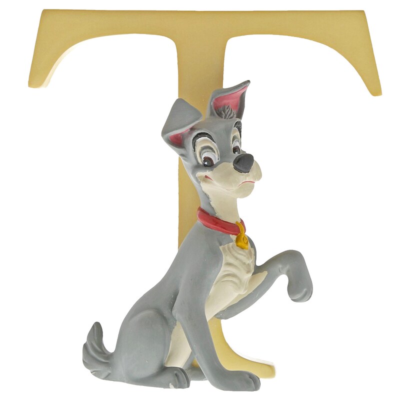 Disney Enchanting Alphabet Tramp Ornament - T