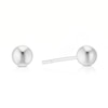 Thumbnail Image 3 of Sterling Silver Ball Stud & Diamond Cut Sleeper Hoop Earrings Set