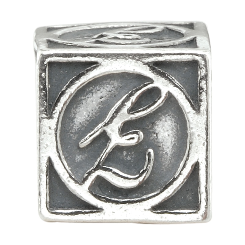 Main Image 1 of Charmed Memories Sterling Silver E Initial Bead