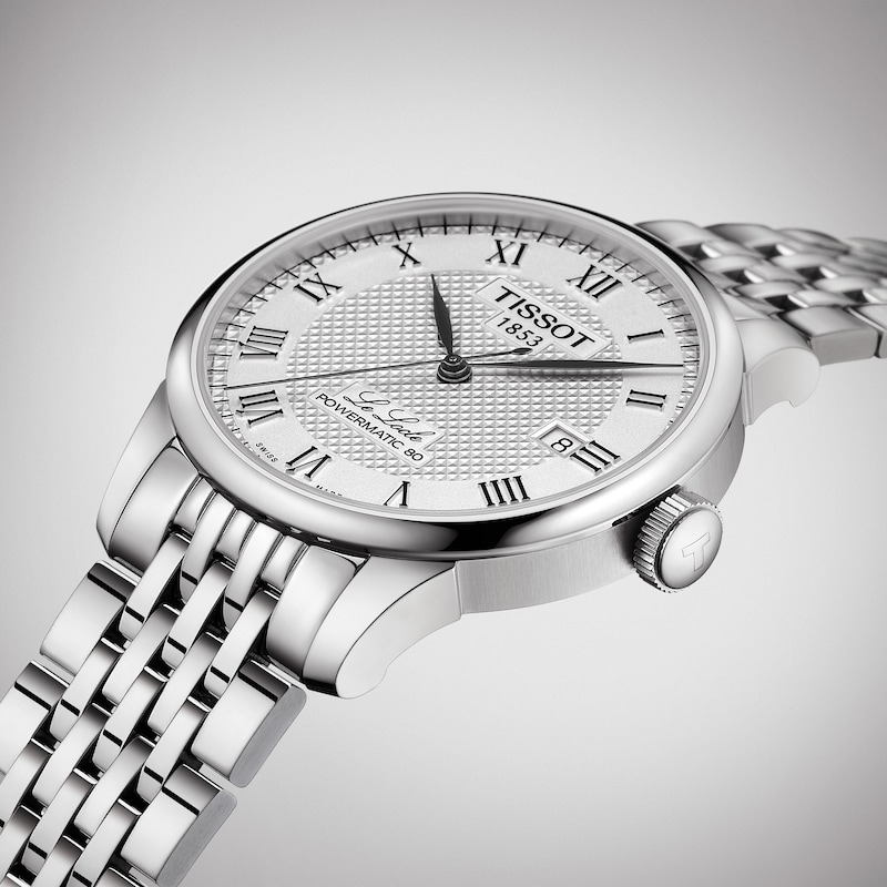 Main Image 2 of Tissot Le Locle Powermatic Men's White Dial Steel Bracelet Watch