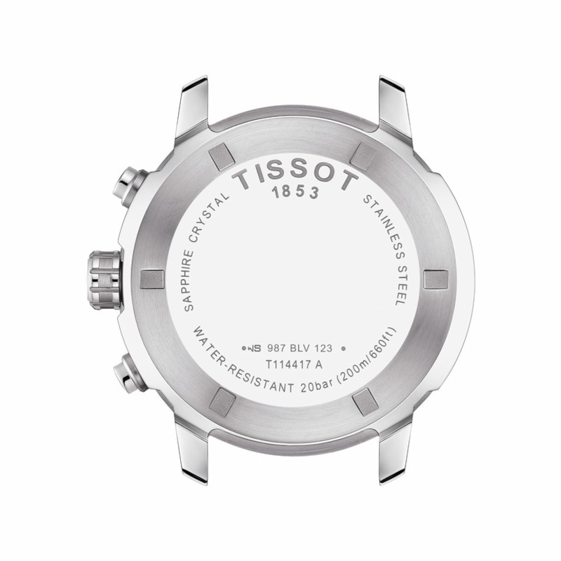 Main Image 4 of Tissot PRC 200 Chronograph Black Dial Stainless Steel Bracelet Watch