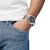 Thumbnail Image 1 of Tissot Chrono XL Men's Blue Dial Stainless Steel Bracelet Watch
