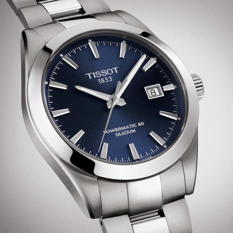 Main Image 4 of Tissot Gentleman Powermatic Stainless Steel Bracelet Watch