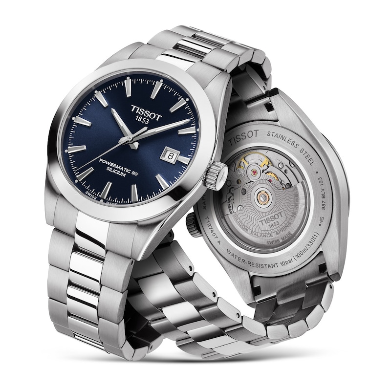 Main Image 6 of Tissot Gentleman Powermatic Stainless Steel Bracelet Watch