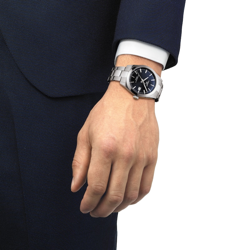 Main Image 7 of Tissot Gentleman Powermatic Stainless Steel Bracelet Watch