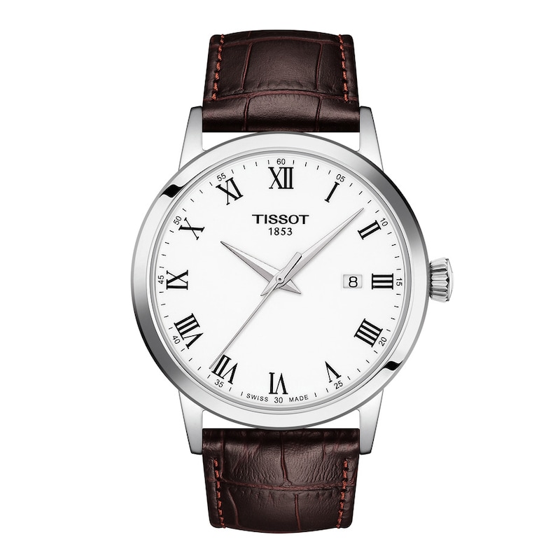 Tissot Classic Dream Mens Brown Leather Strap Watch