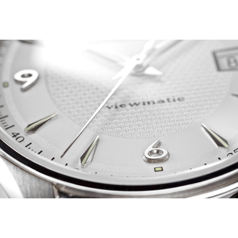 Main Image 6 of Hamilton Jazzmaster Viewmatic Brown Leather Strap Watch
