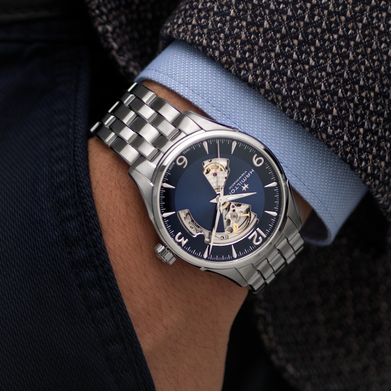 Main Image 3 of Hamilton Jazzmaster Open Heart Bracelet Watch