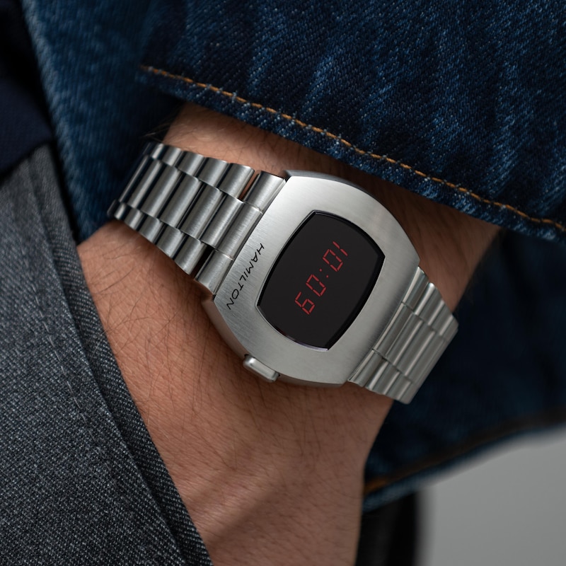 Main Image 4 of Hamilton American Classic PSR Digital Quartz Bracelet Watch