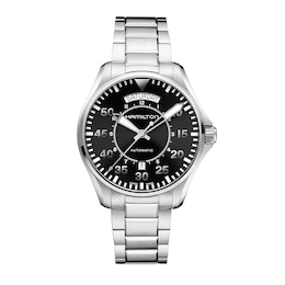 Hamilton Khaki Aviation Pilot Stainless Steel Bracelet Watch