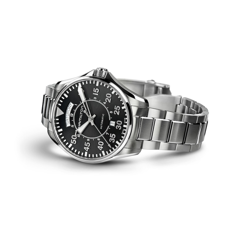 Hamilton Khaki Aviation Pilot Stainless Steel Bracelet Watch