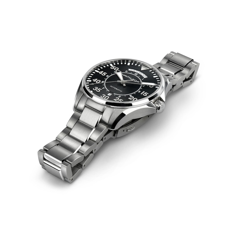 Hamilton Khaki Aviation Pilot Stainless Steel Bracelet Watch