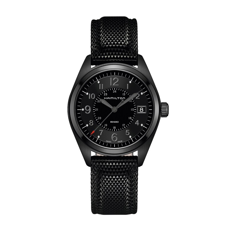 Main Image 1 of Hamilton Khaki Field Quartz Black Strap Watch