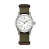 Thumbnail Image 0 of Hamilton Khaki Field Mechanical White Dial Green Fabric Strap Watch