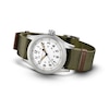 Thumbnail Image 2 of Hamilton Khaki Field Mechanical White Dial Green Fabric Strap Watch