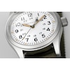 Thumbnail Image 3 of Hamilton Khaki Field Mechanical White Dial Green Fabric Strap Watch